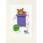Wenskaart kit Speelse katten set van 3 Wenskaart kit Speelse katten set van 3