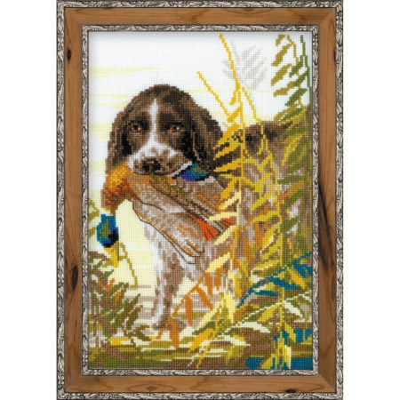 Kit de broderie Épagneul de chasse