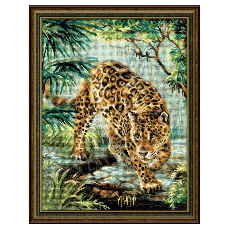 Embroidery kit Owner of the Jungle Embroidery kit Owner of the Jungle