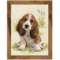 Embroidery kit Basset Hound Puppy Embroidery kit Basset Hound Puppy