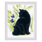 Embroidery kit Black Cat Embroidery kit Black Cat