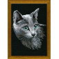 Stickset Russisch Blau Katze Stickset Russisch Blau Katze