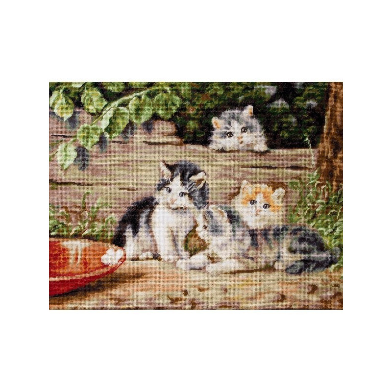 Borduurpakket De katten Borduurpakket De katten