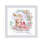 Embroidery kit Sweethearts' Coffee Embroidery kit Sweethearts' Coffee