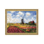 Embroidery kit Tulip Fields after C. Monet's Painting