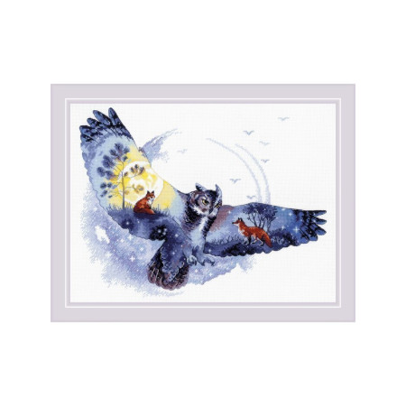 Riolis Embroidery kit In The Night Forest