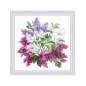 Stickset Lila Blüten Stickset Lila Blüten
