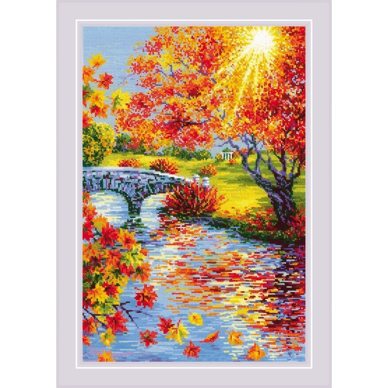 Borduurpakket Zonnige herfst Borduurpakket Zonnige herfst