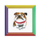 Stickset Englische Bulldogge Stickset Englische Bulldogge