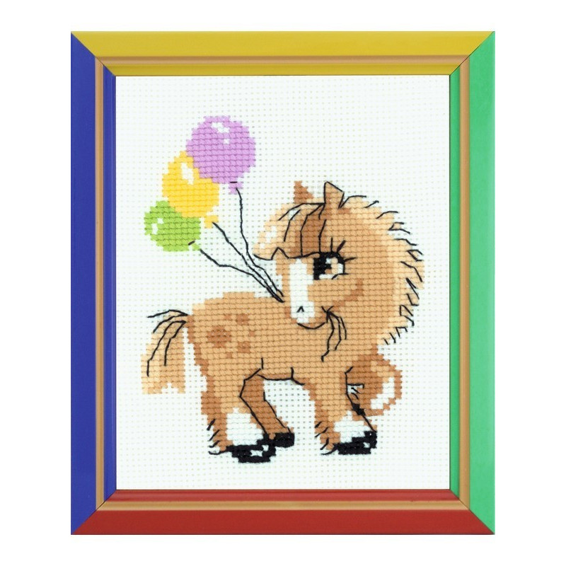 Borduurpakket pony maatje Borduurpakket pony maatje