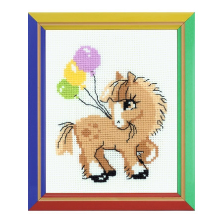 Riolis Kit de broderie Poney Copain