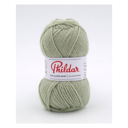 Knitting yarn Phildar Phil Super Baby Tilleul