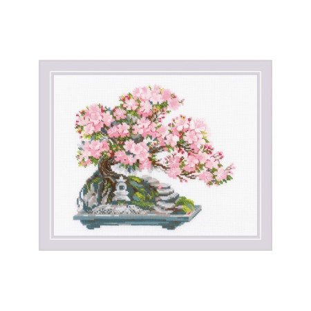 Borduurpakket Bloeiende Bonsai