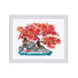 Embroidery kit Autumn Bonsai