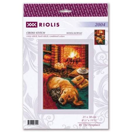 Kit de broderie Au coin du feu