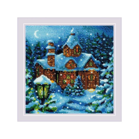 Riolis Embroidery kit Snowfall in the Forest