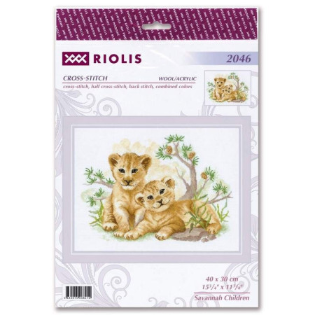 Embroidery kit Savannah Children