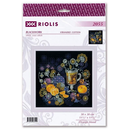 Embroidery kit Orange Mood