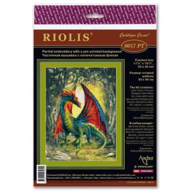 Riolis Embroidery kit Forest Dragon