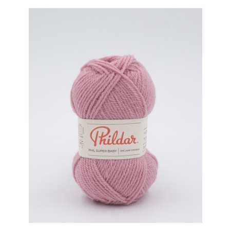 Knitting yarn Phildar Phil Super Baby Rose The