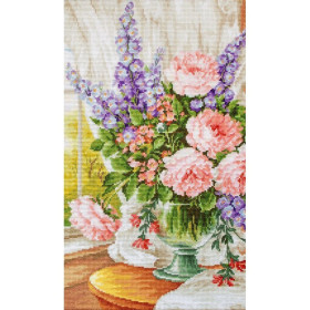 Luca-S Stickset Blumen am Fenster 2