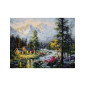 Kit de broderie Cabane du campeur Kit de broderie Cabane du campeur