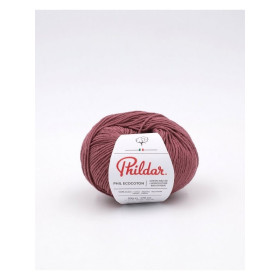 Breiwol Phildar Phil Ecocoton Aubergine