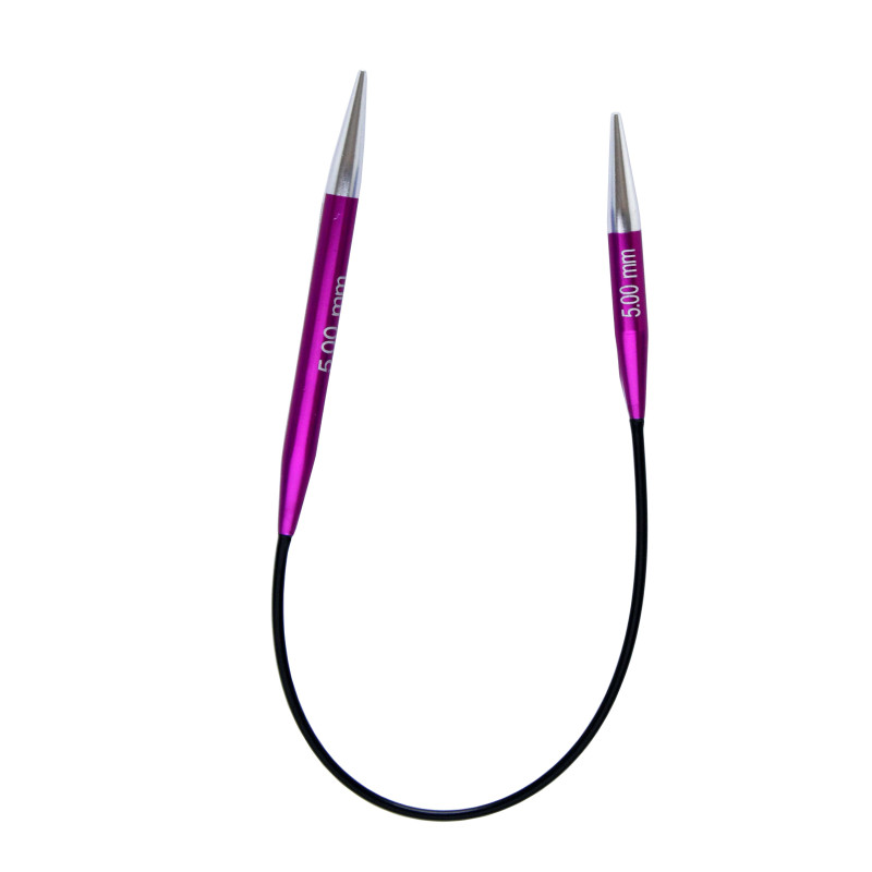 Zing asymmetrische Rundstricknadel 5 mm Zing asymmetrische Rundstricknadel 5 mm