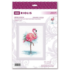 Stickset Blooming Flamingo