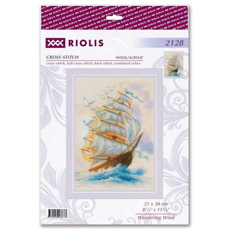 Kit de broderie Vent errant Kit de broderie Vent errant