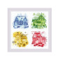 Embroidery kit Happy street Embroidery kit Happy street