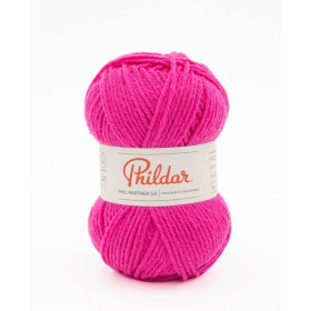 Knitting yarn Phildar Phil Partner 3,5 Fuchsia