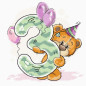 Kit de broderie Numéro 3 Kit de broderie Numéro 3