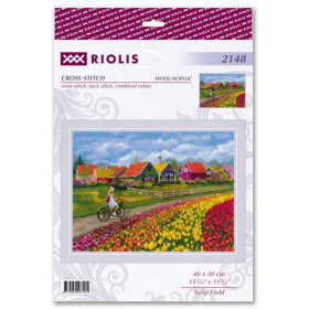 Borduurpakket Tulpen veld
