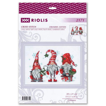 Embroidery kit Gnomes