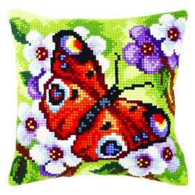 Orchidea Stitch Cushion kit Butterfly 3