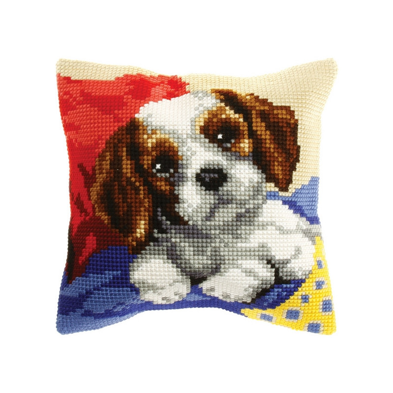 Borduurkussen Puppy Borduurkussen Puppy