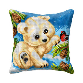 Orchidea Stitch Cushion kit little bear