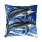 Cross stitch cushion kit Dolphins Cross stitch cushion kit Dolphins