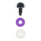 Oeil amigurumi 8 mm mauves paillettes Oeil amigurumi 8 mm mauves paillettes