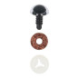 Animal eye 18 mm brown glitter Animal eye 18 mm brown glitter