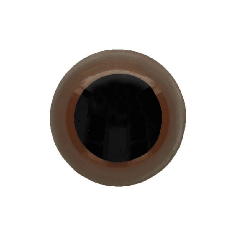 Dierenoog 8 mm bruin Dierenoog 8 mm bruin
