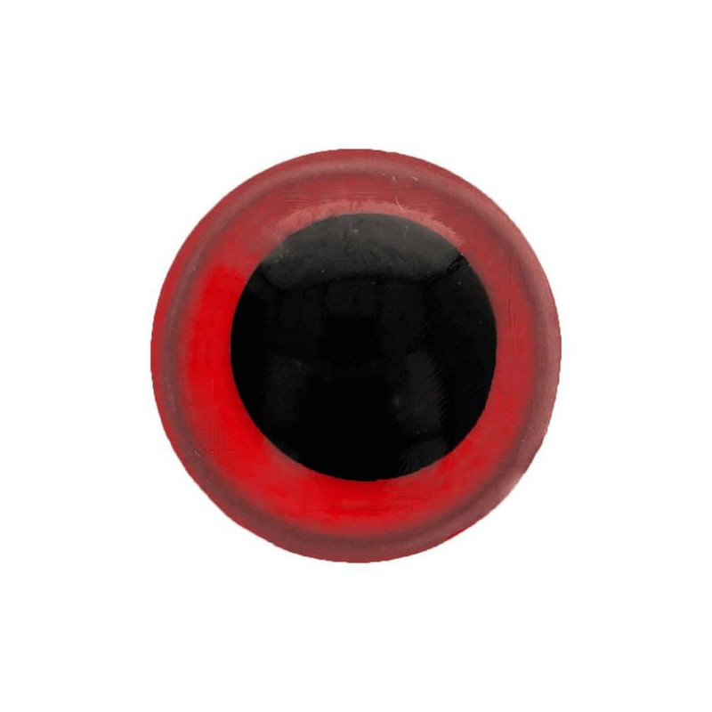 Animal eye 8 mm red Animal eye 8 mm red