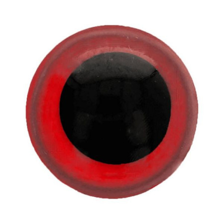 Animal eye 8 mm red for amigurumi and cuddly toys