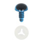 Dierenoog 12 mm blauw Dierenoog 12 mm blauw