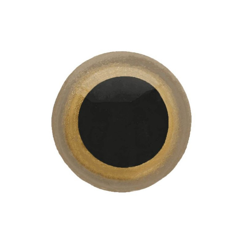 Dierenoog 12 mm goud Dierenoog 12 mm goud