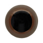 Dierenoog 18 mm bruin Dierenoog 18 mm bruin