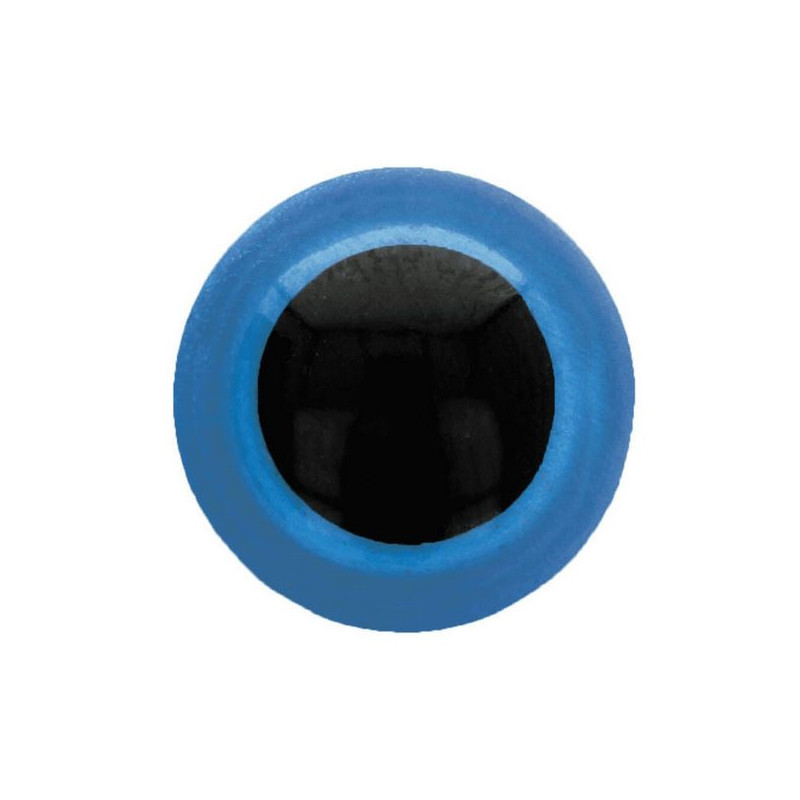 Dierenoog 18 mm blauw Dierenoog 18 mm blauw
