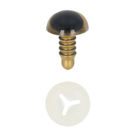 Dierenoog 18 mm goud