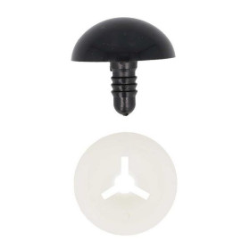Dierenoog 12 mm zwart